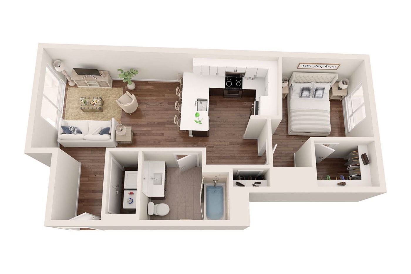 Plan Image: 1.14 - One Bedroom
