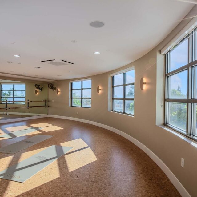 The lark san mateo yoga room