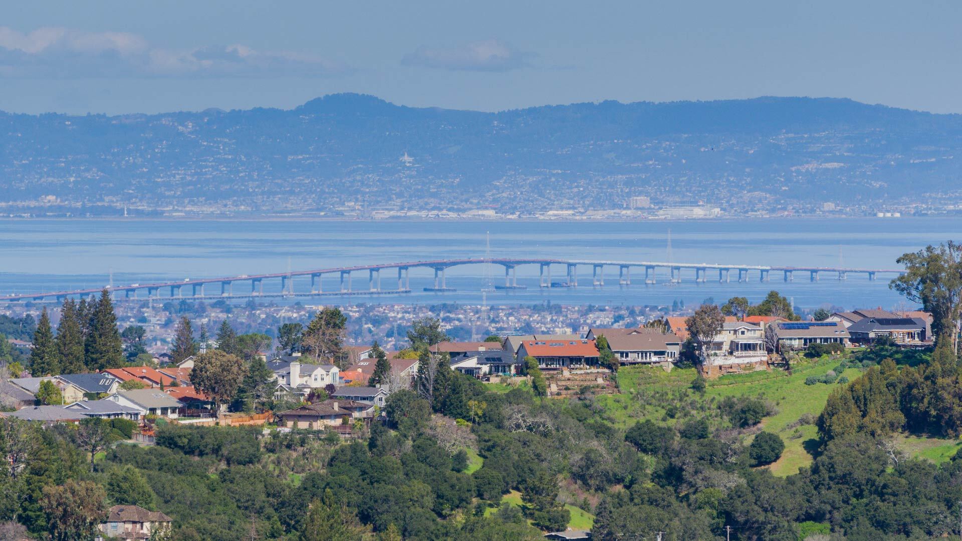 The lark san mateo bridge view 1