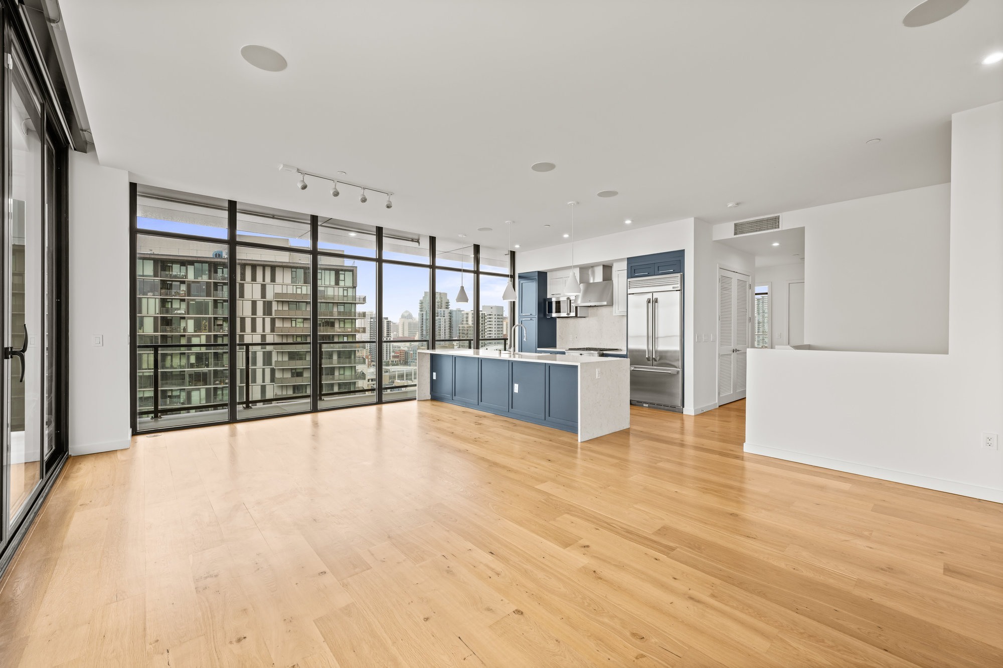 ALX Penthouse 1 Kitchen and Living View 1