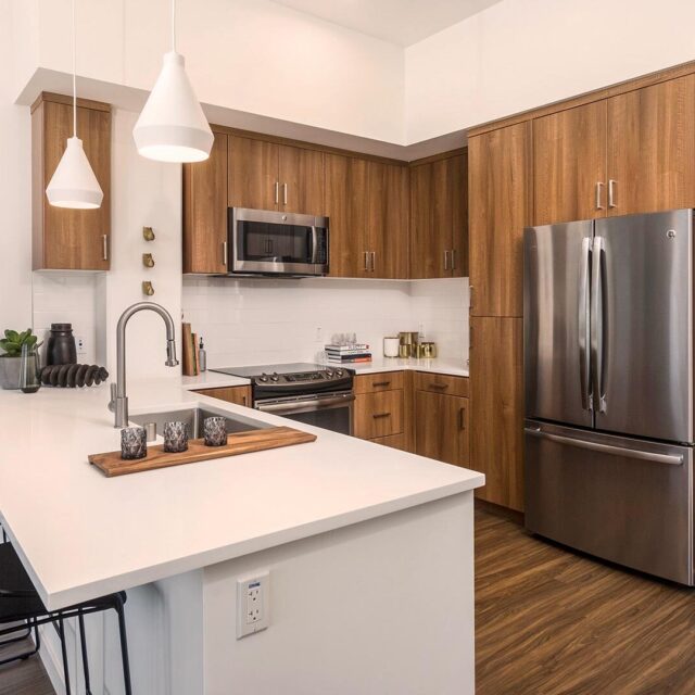 0724 ALX san diego model 1 BR kitchen warm view 1