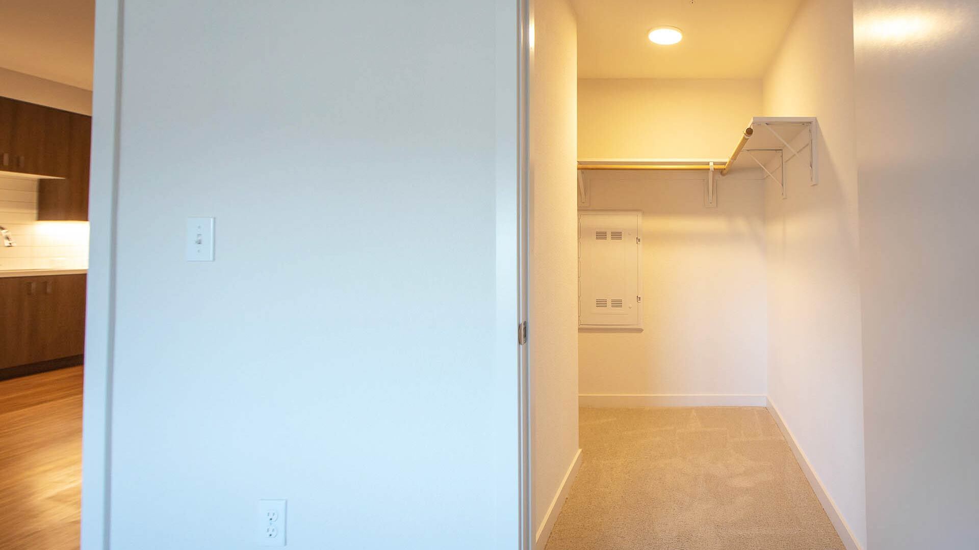 Aperture B1 walkin closet view 1