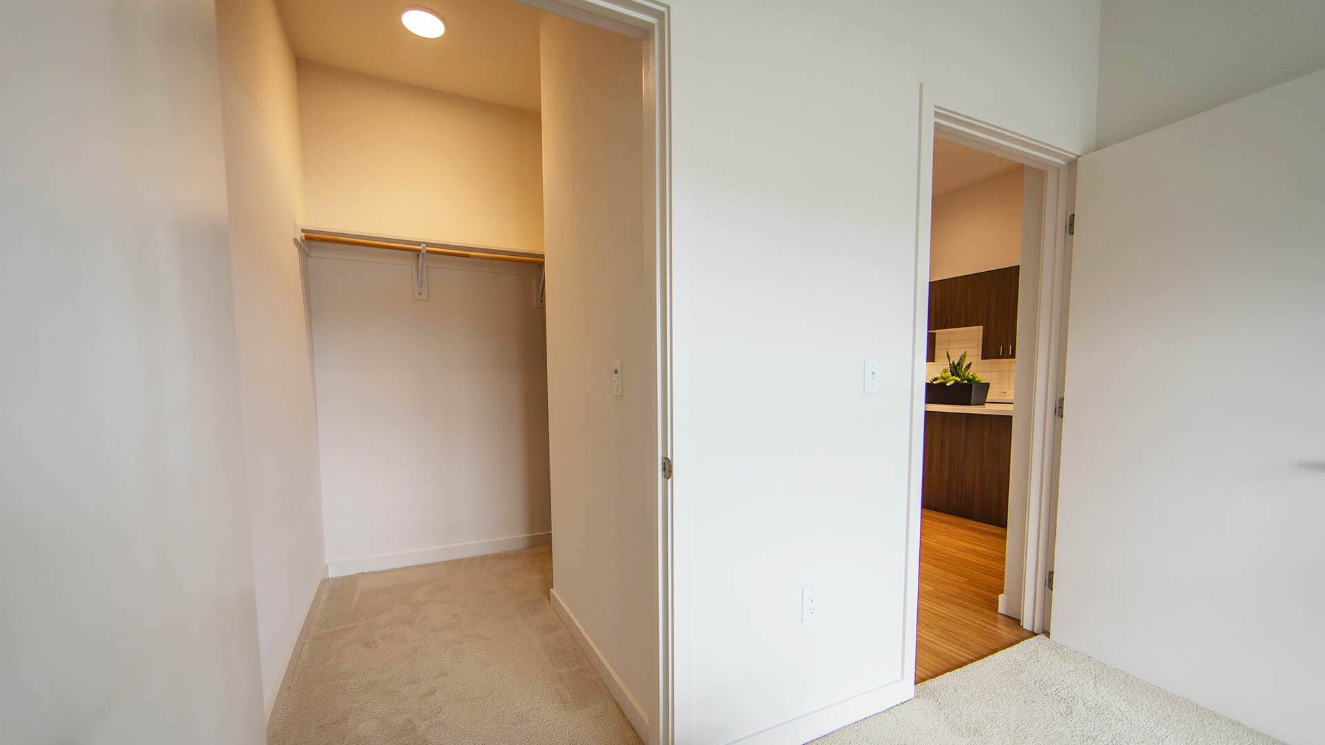 Aperture C1 bedroom closet view 1