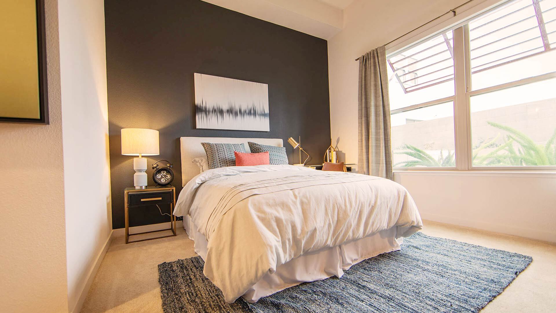 Aperture C1 model unit bedroom view 2