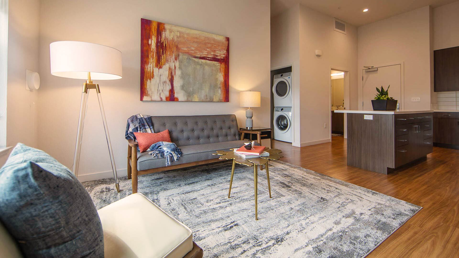 Aperture C1 model unit livingroom view 3