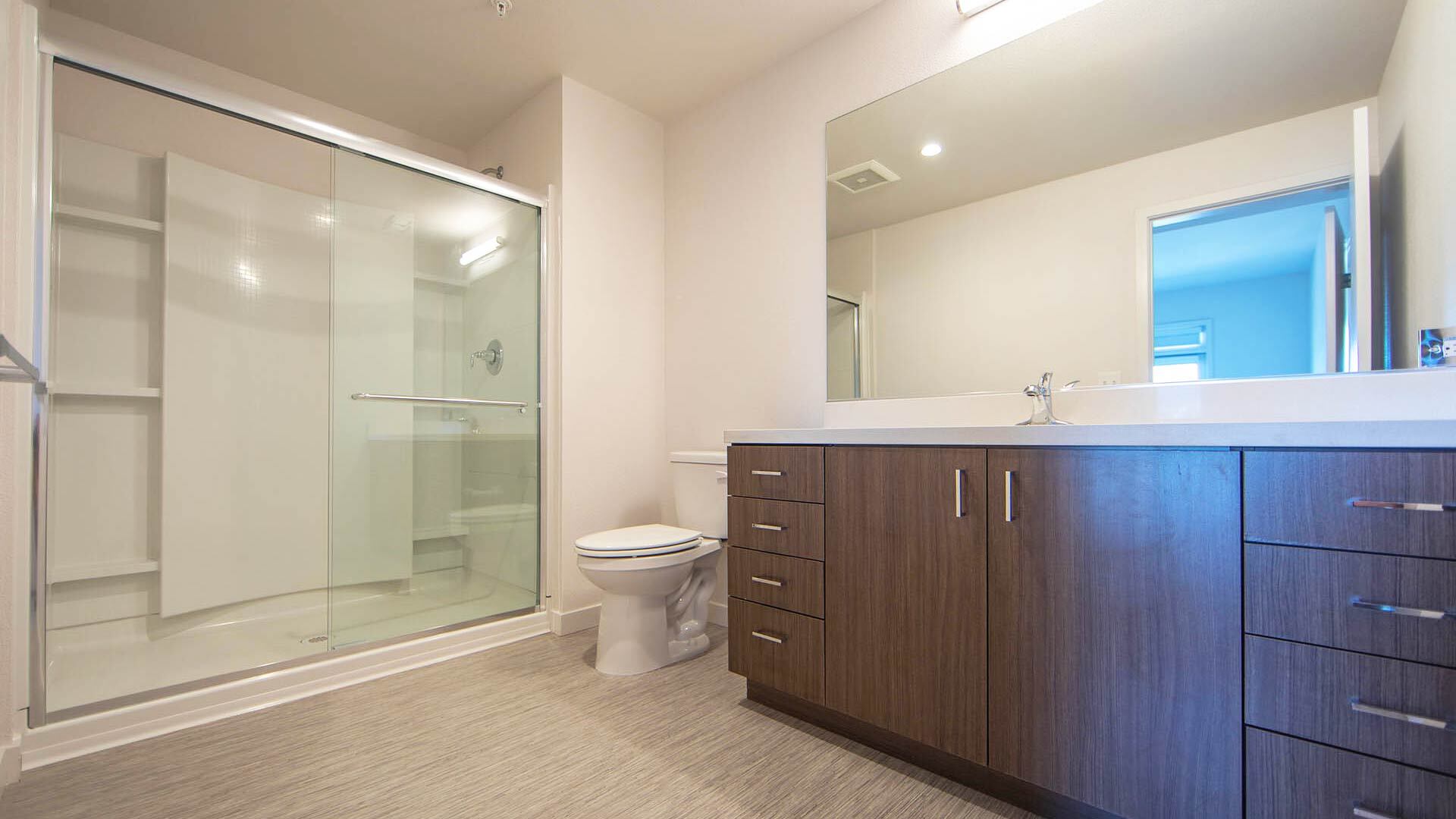 Aperture D1 floorplan bathroom view 2
