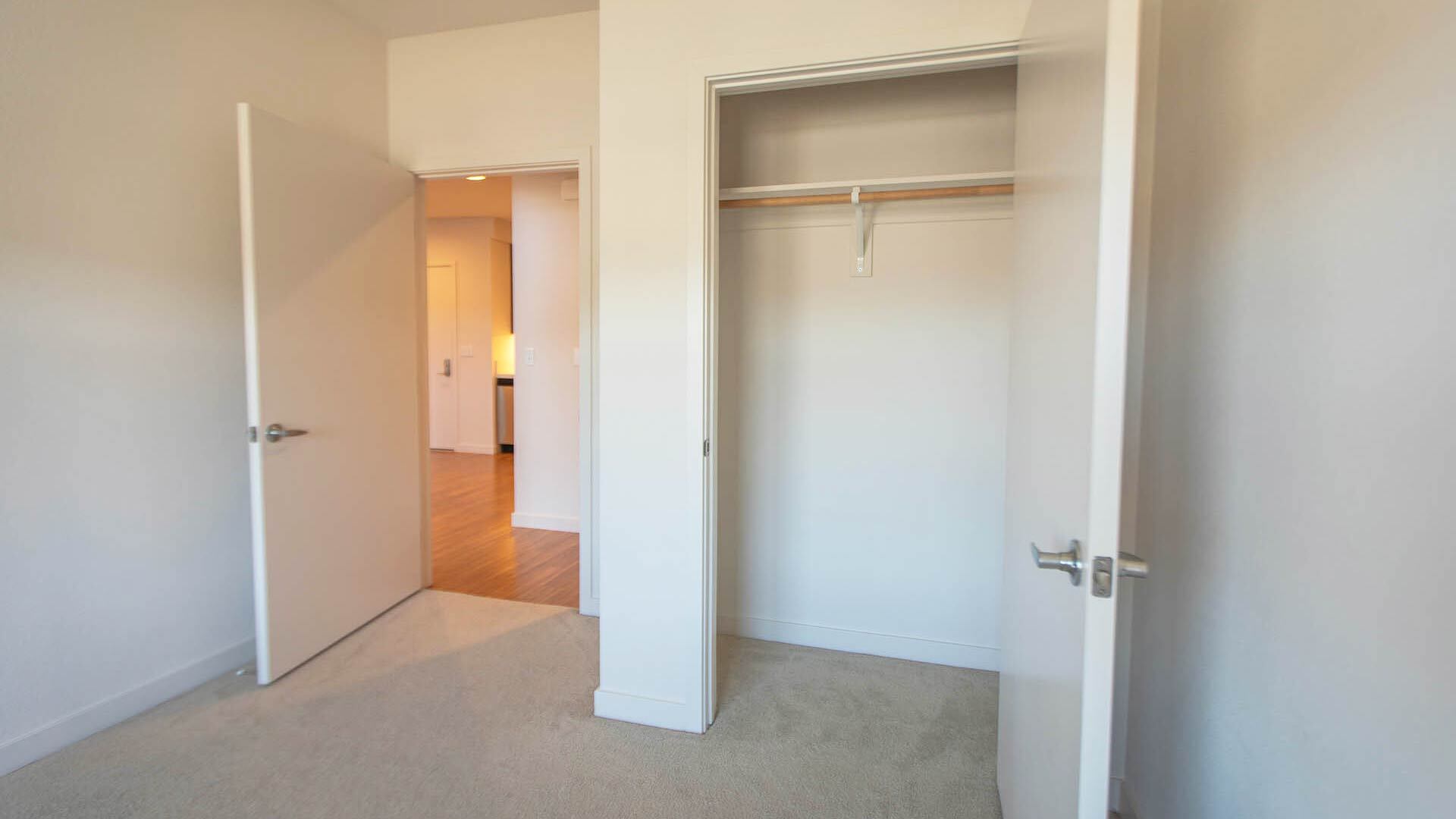 Aperture D1 floorplan bedroom closet view 1