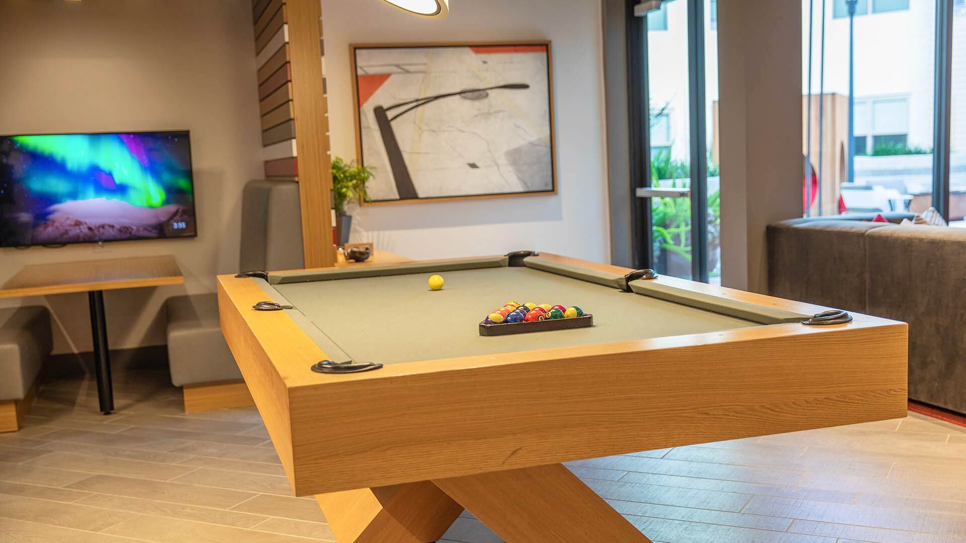 Aperture community pool table