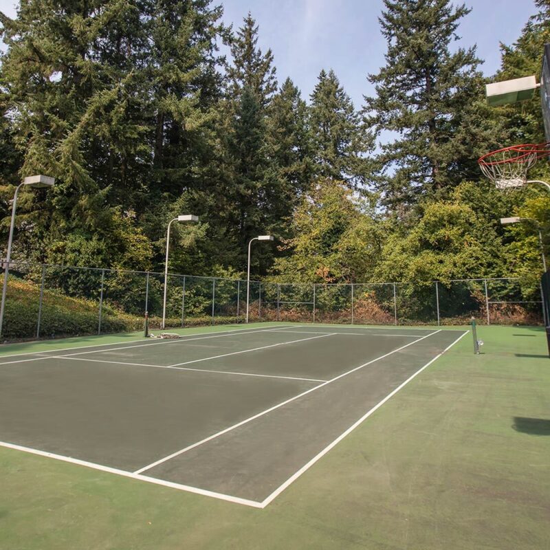 Barclay tennis court view 1