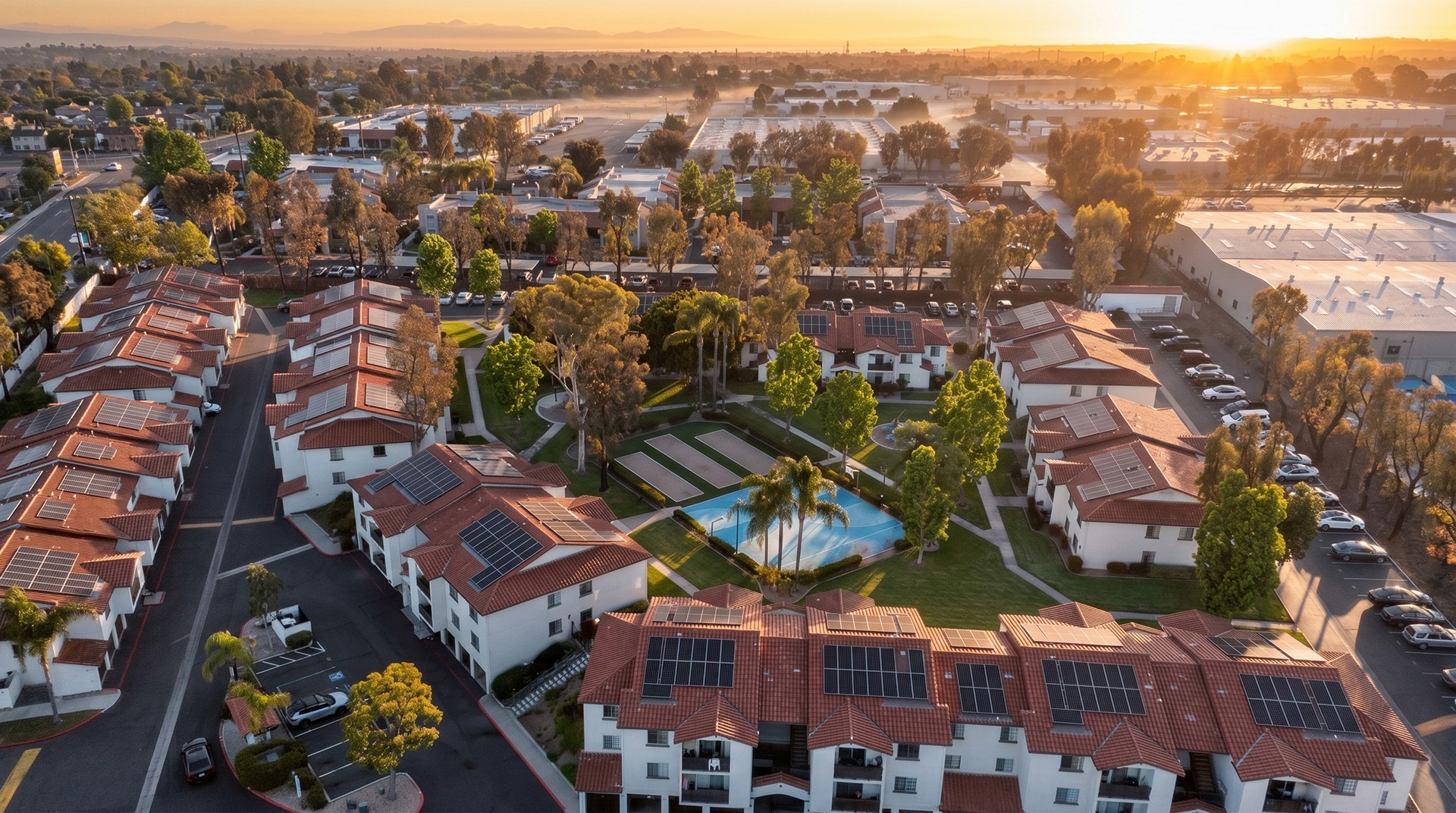 Barham aerial golden hour2