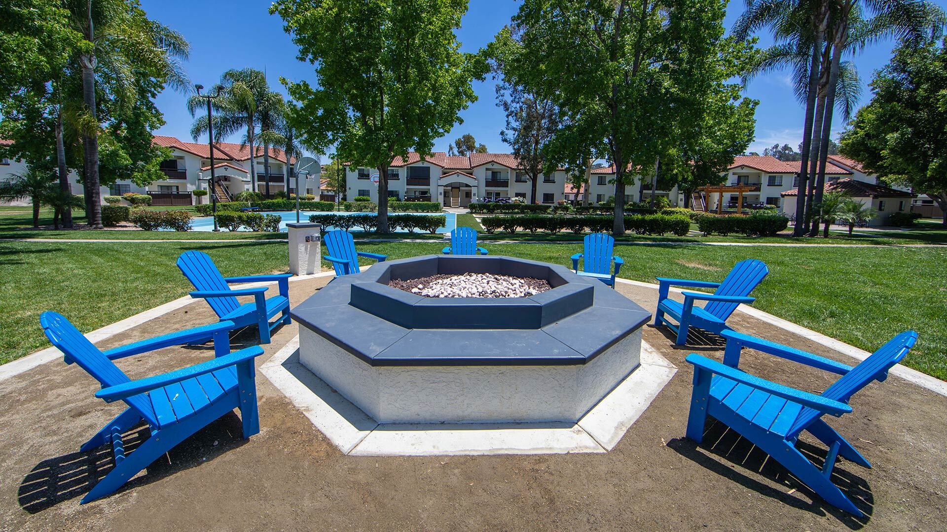 Barham villas firepit 2