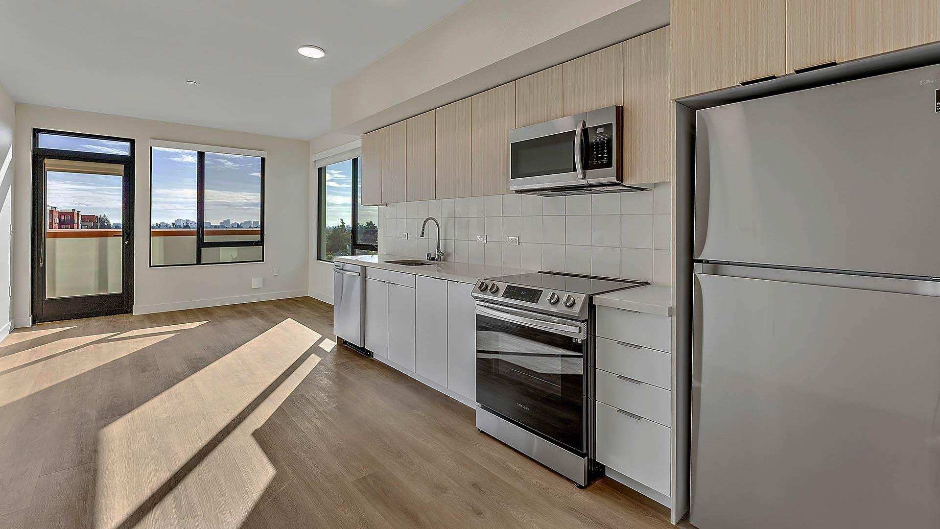Blake apartments b7 floorplan kitchen view 2