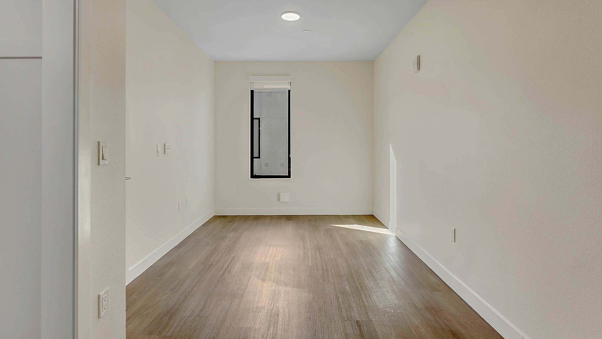 Blake apartments c2 floorplan bedroom view 1