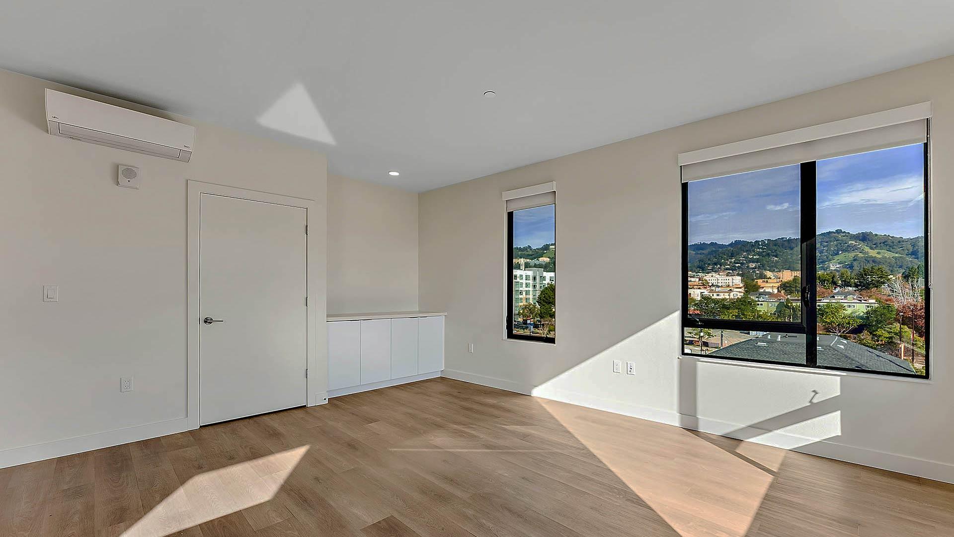 Blake apartments c7 floorplan livingroom window view 1