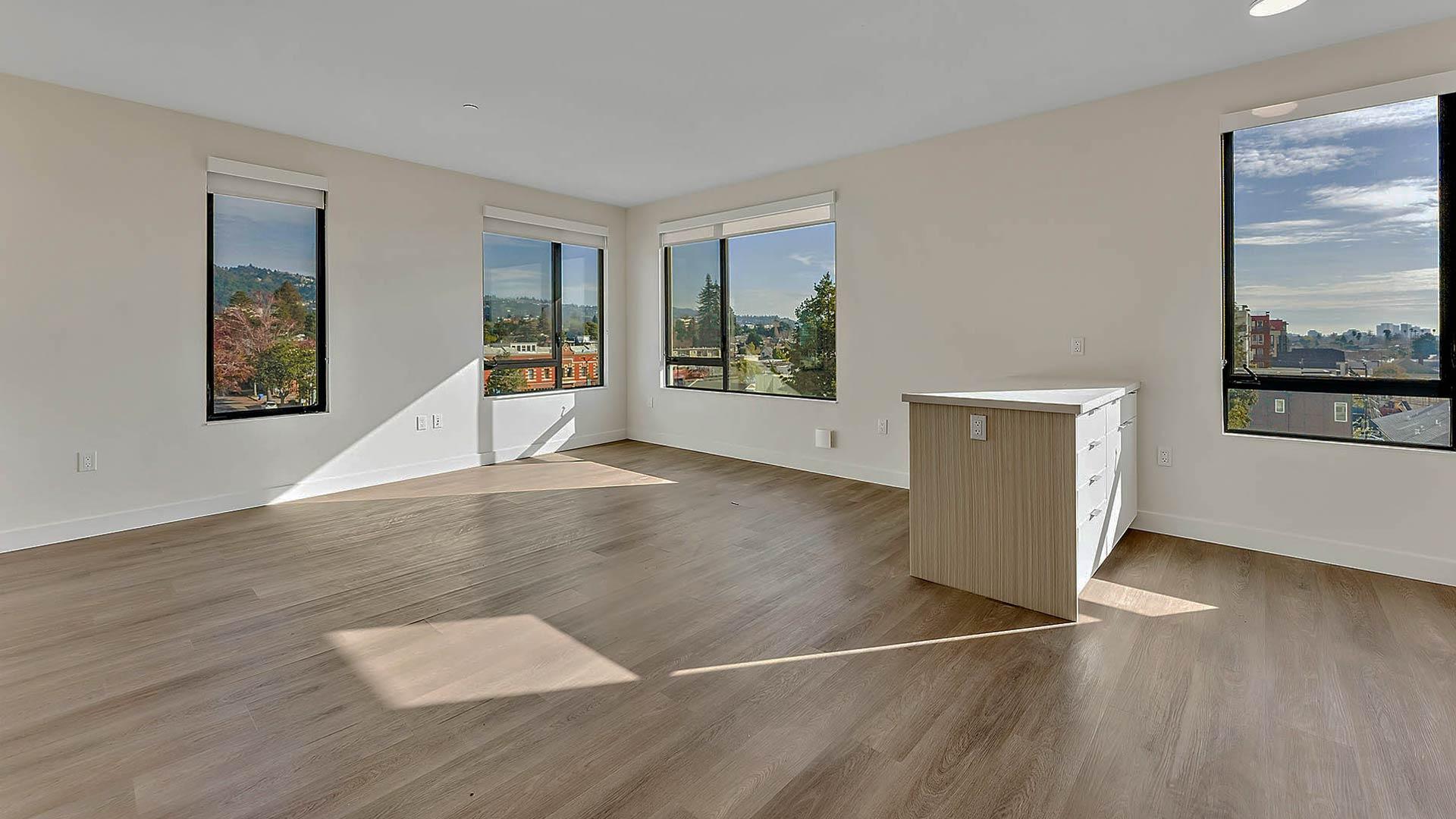 Blake apartments c7 floorplan livingroom window view 2