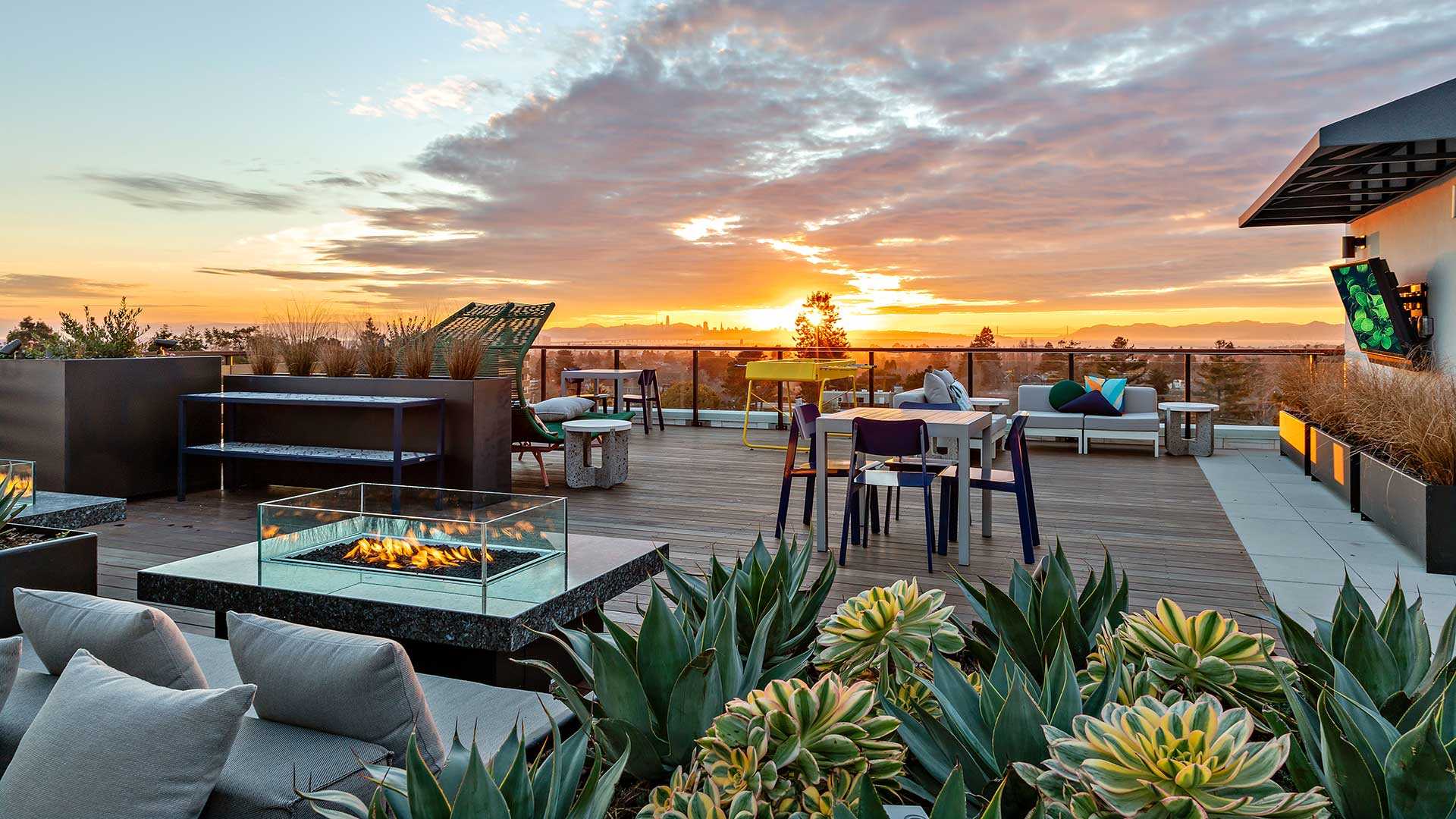 Blake apartments rooftop view 5