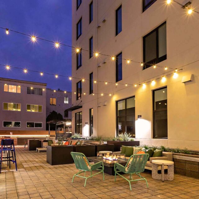 Blake apartments courtyard 1