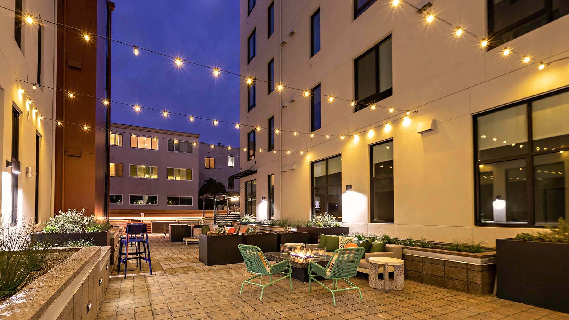 Blake apartments courtyard 1