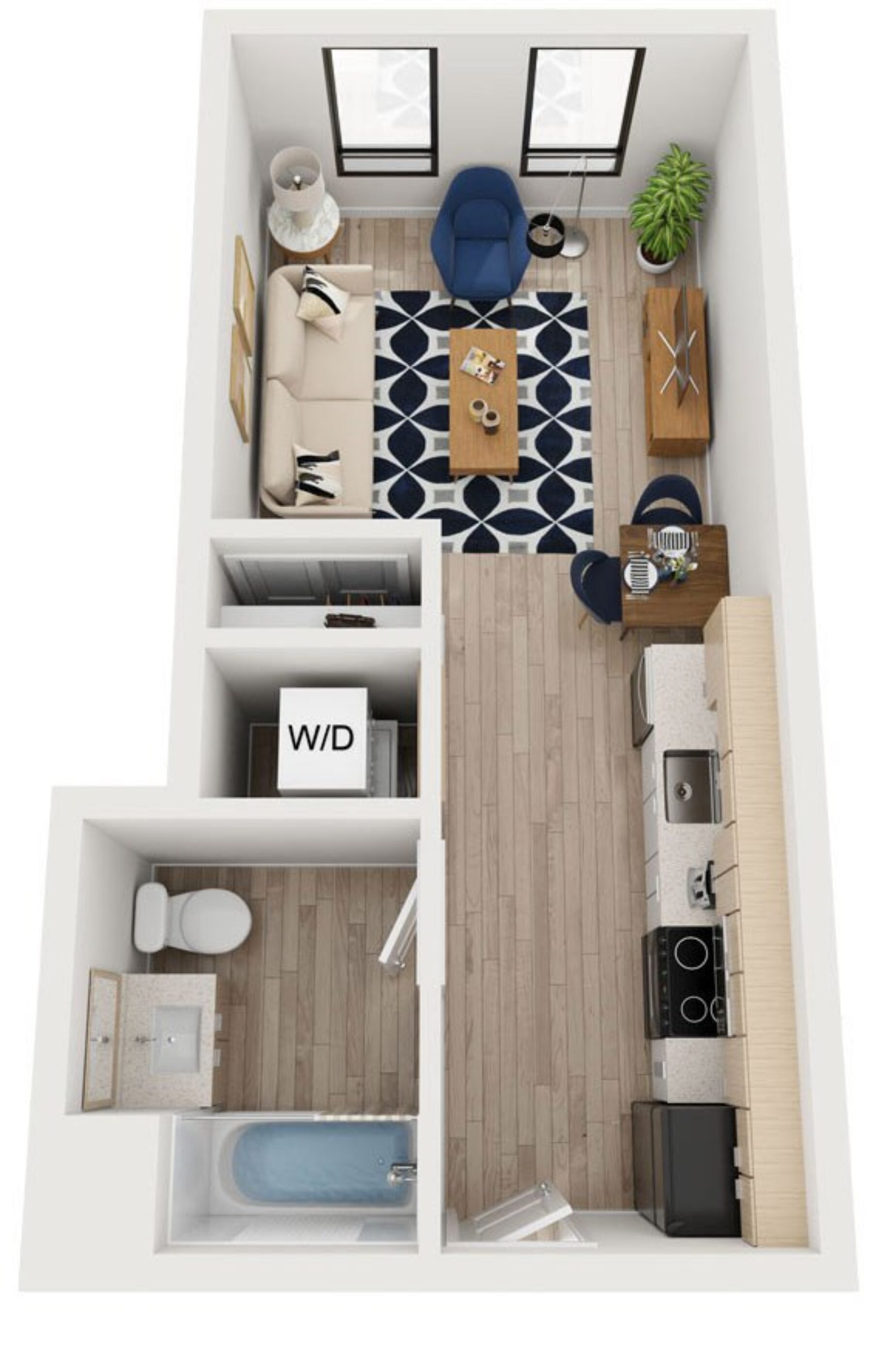 Plan Image: A1 - Studio