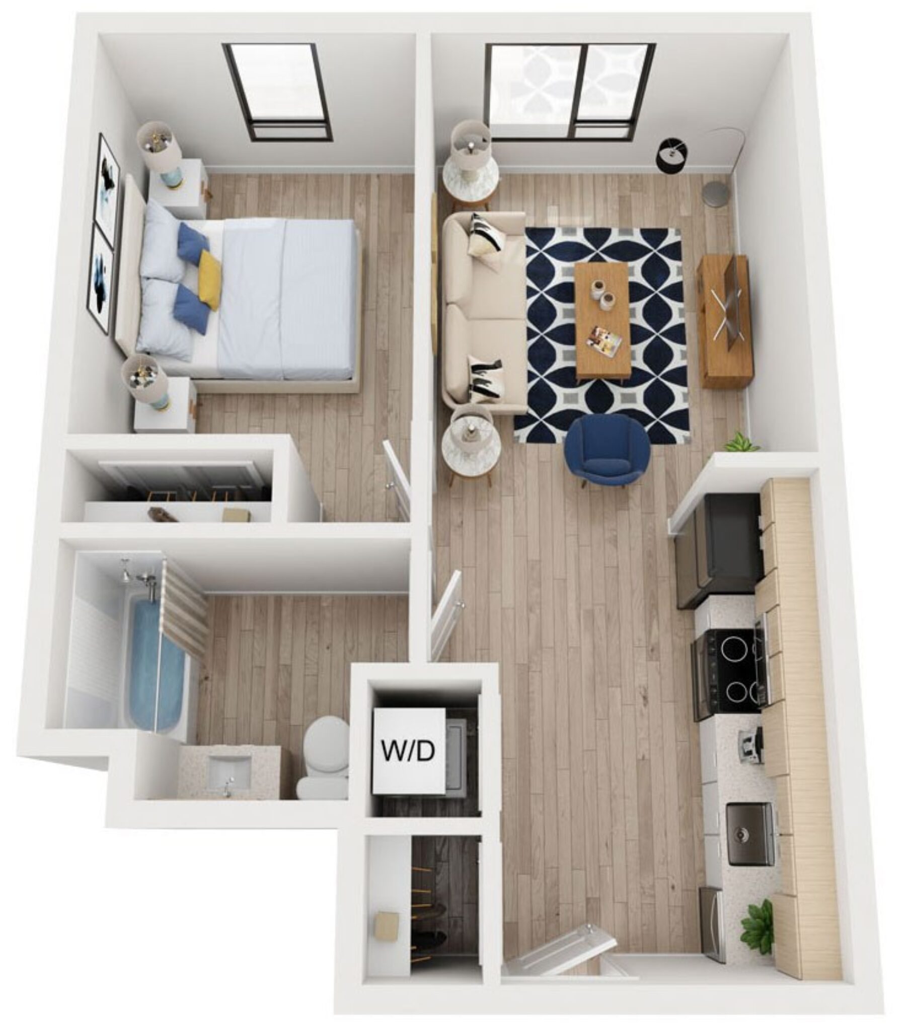 Plan Image: B3 - One Bedroom
