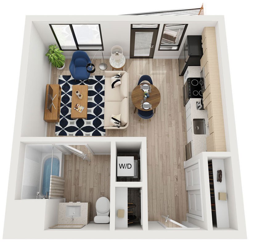 Plan Image: A2 - Studio