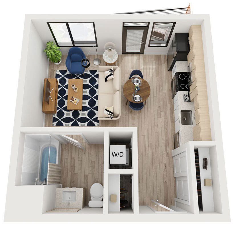 Plan Image: A4 - Studio