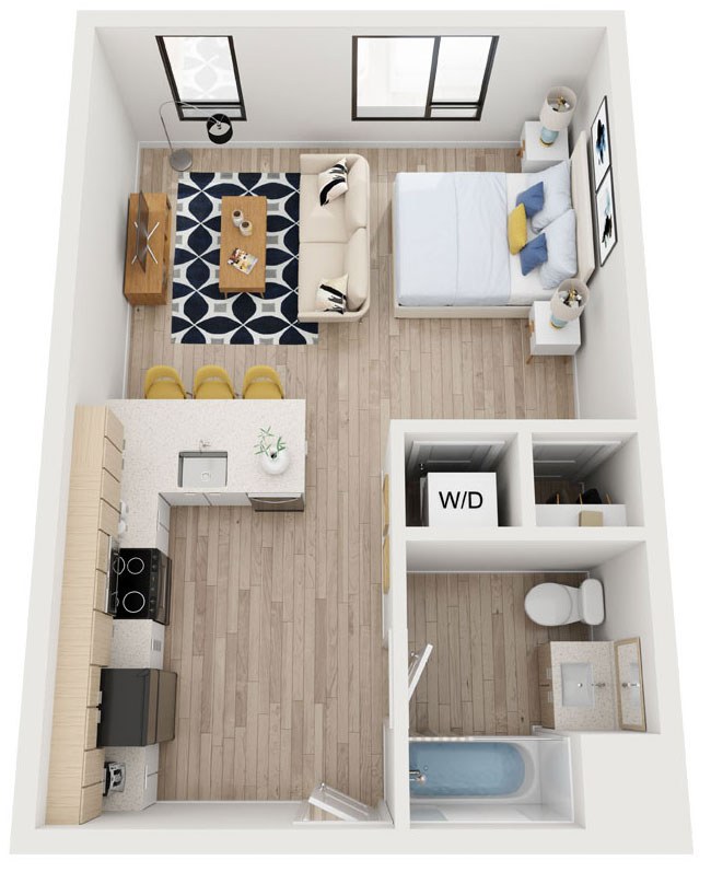 Plan Image: A6 - Studio