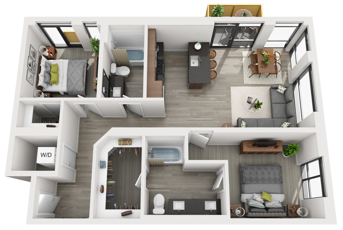 Plan Image: C2 - Two Bedroom