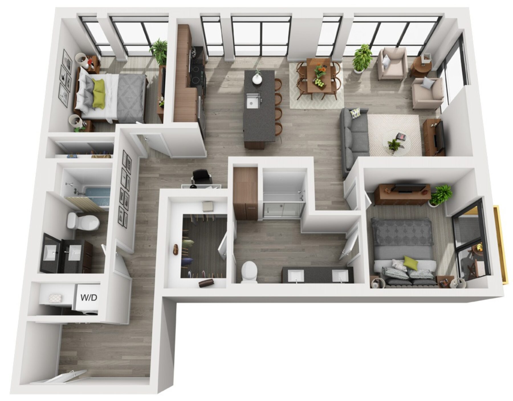 Plan Image: C1 - Two Bedroom