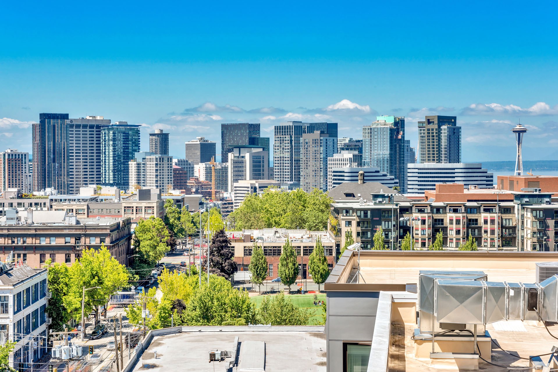 Collins and Pine Balcony Skyline View