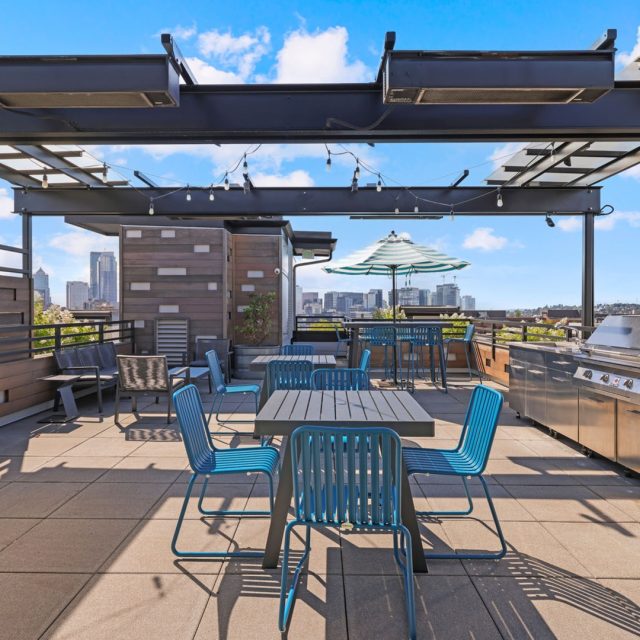 Collins on Pine Rooftop Terrace Wide Grill Skyline 16