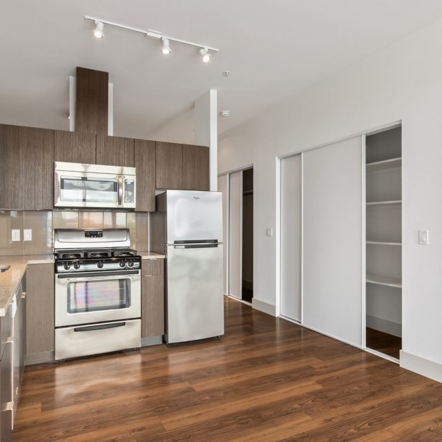 Collins on Pine Kitchen Pantry Blue Wall 01