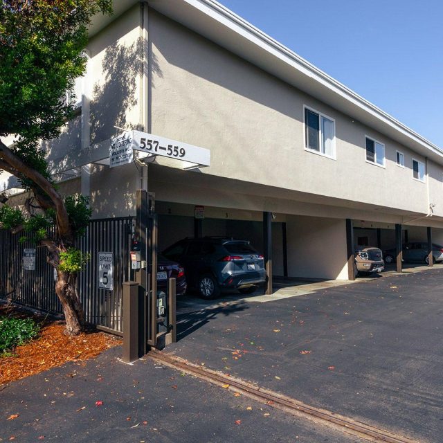 Garden court covered parking