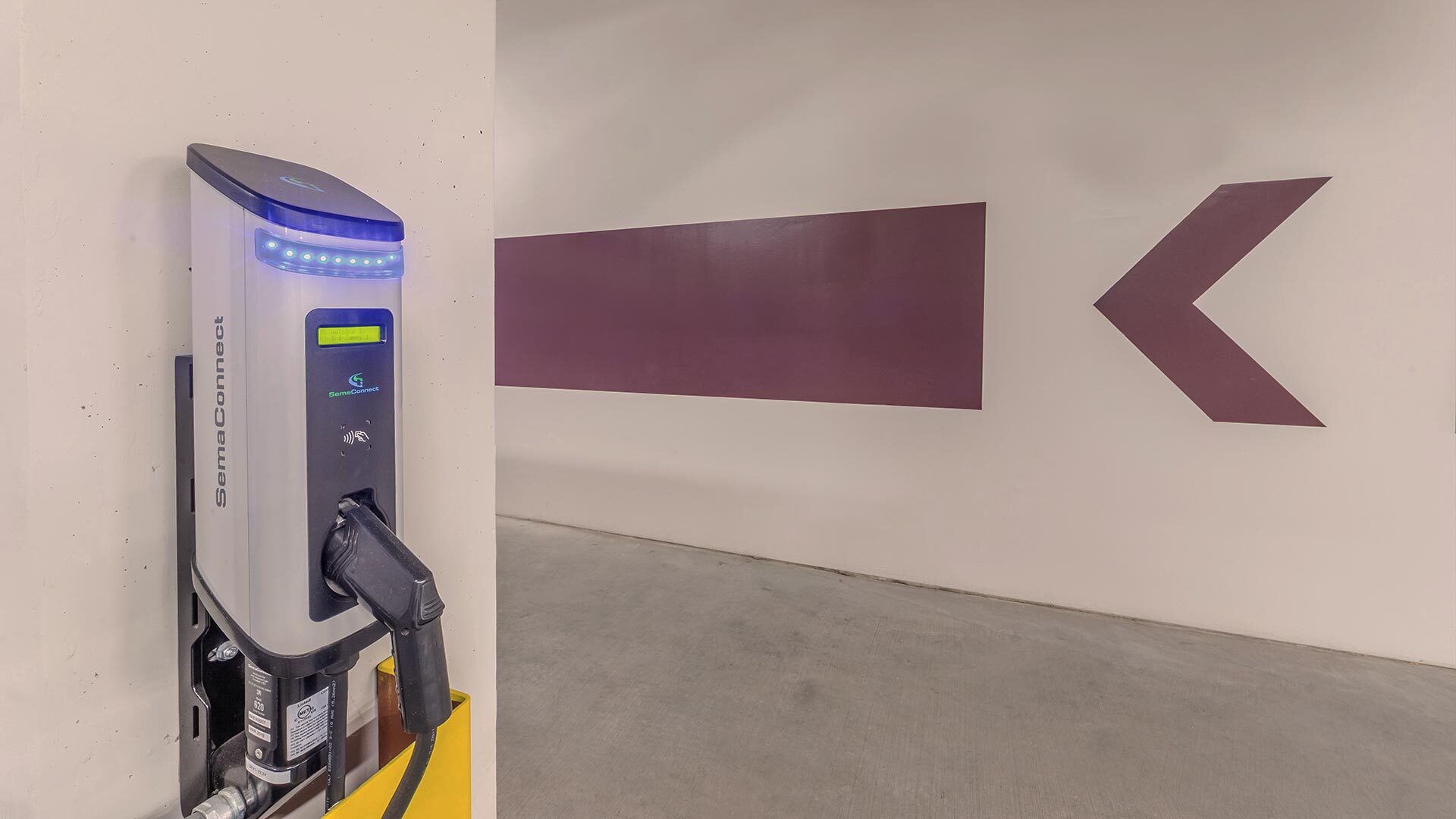 The james amenities ev charging station