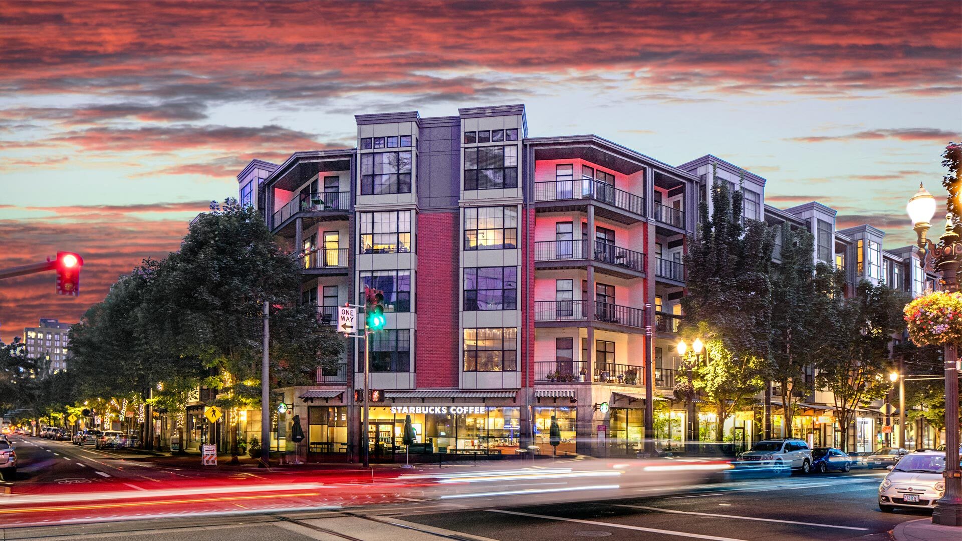 0424 kearney plaza exterior evening street view 3