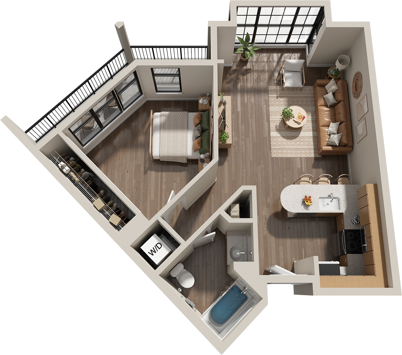 Plan Image: 1 Bedroom D