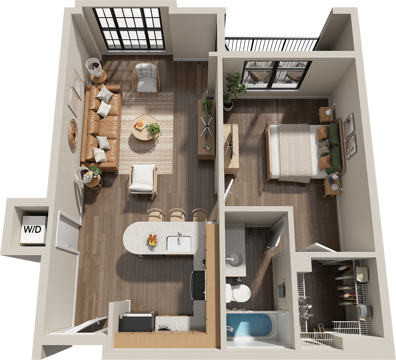 Plan Image: 1 Bedroom E