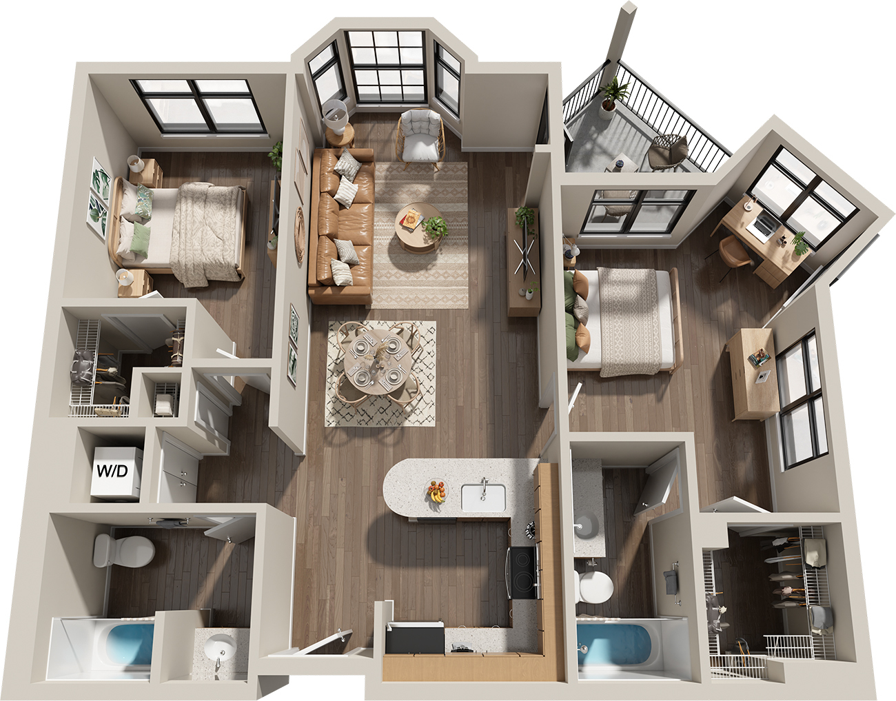 Plan Image: 2 Bedroom B