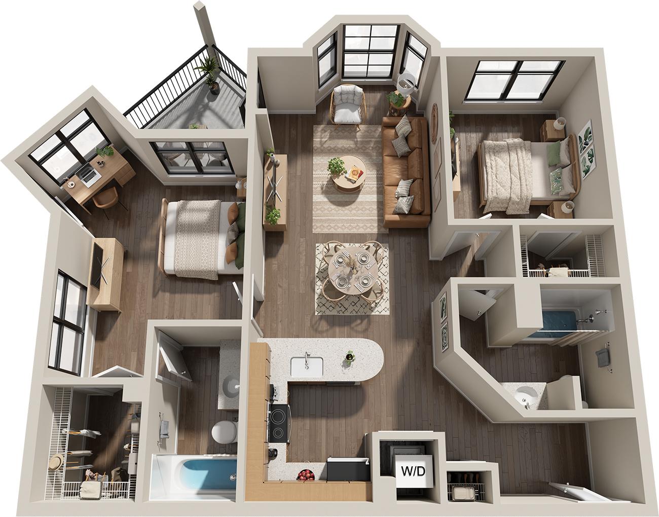 Plan Image: 2 Bedroom C