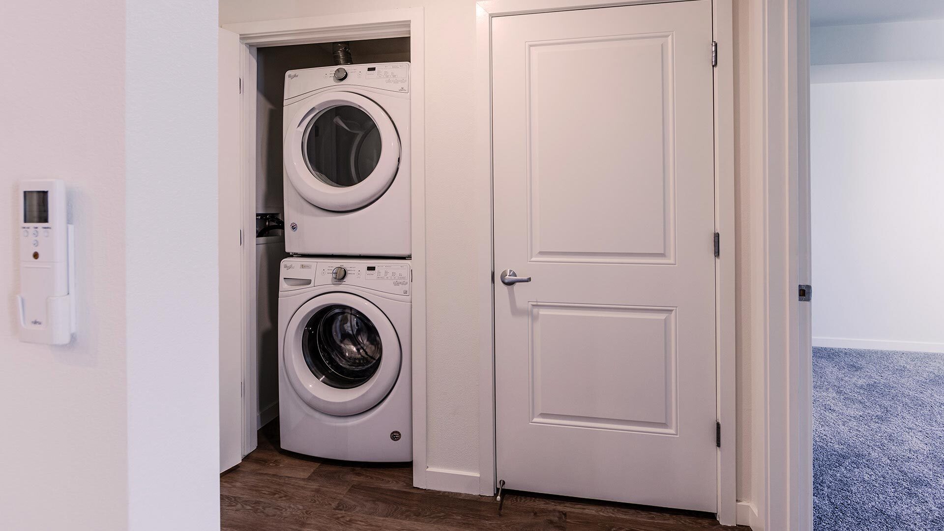 The lark cypress 1br laundry view
