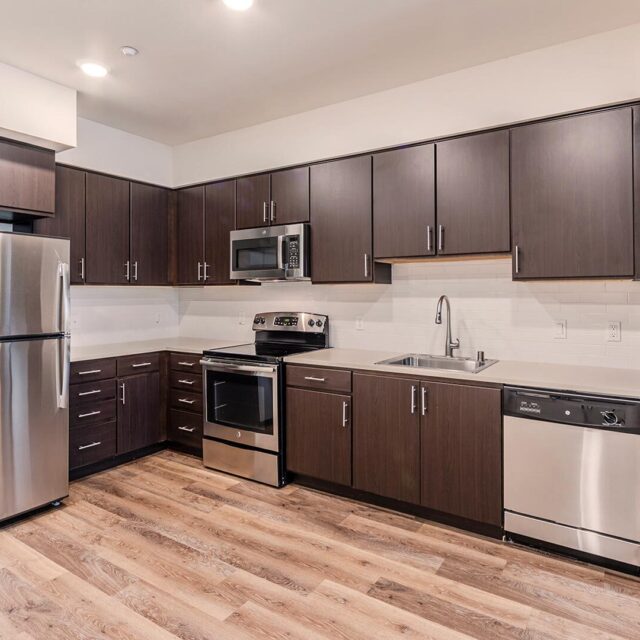 The lark manzanita 2br kitchen view