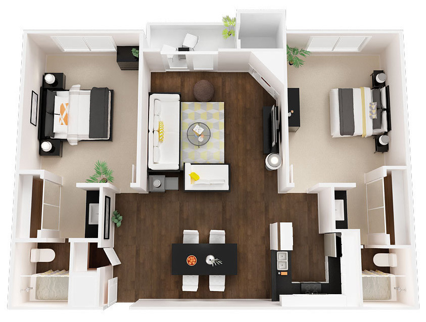 Plan Image: The Rodeo
