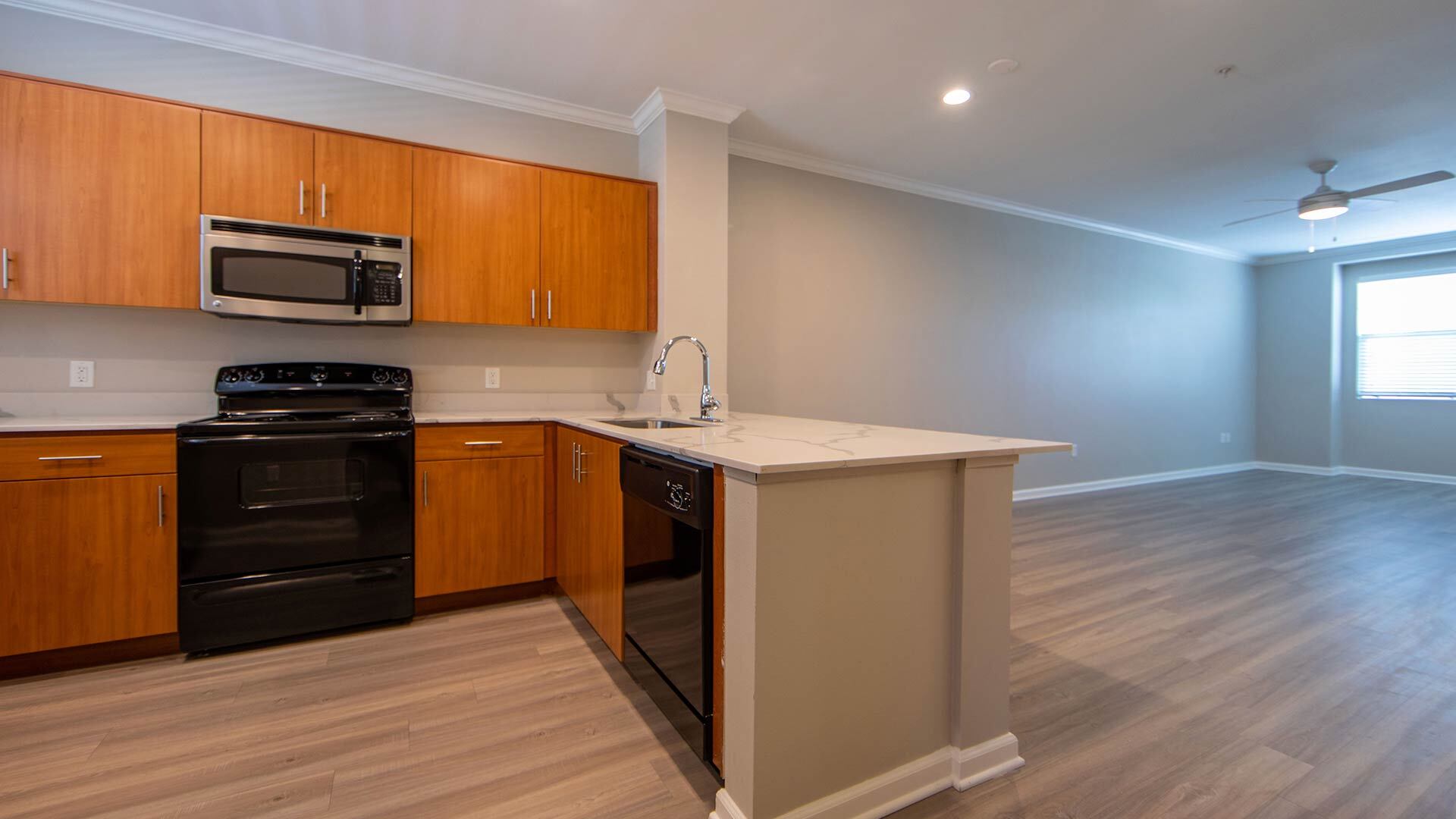 Liberty 2 B kitchen view 1
