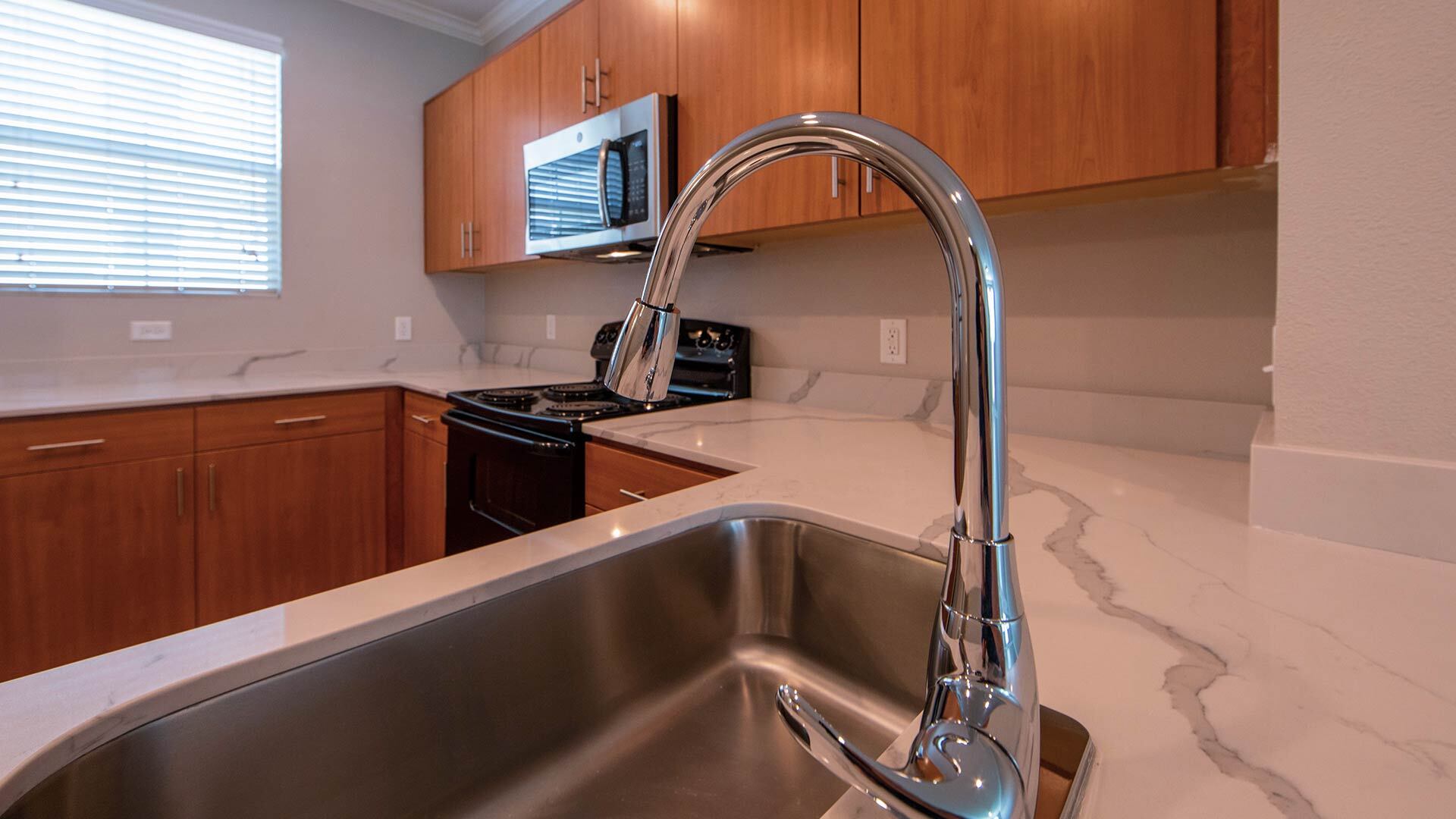 Liberty 2 C kitchen sink view 2