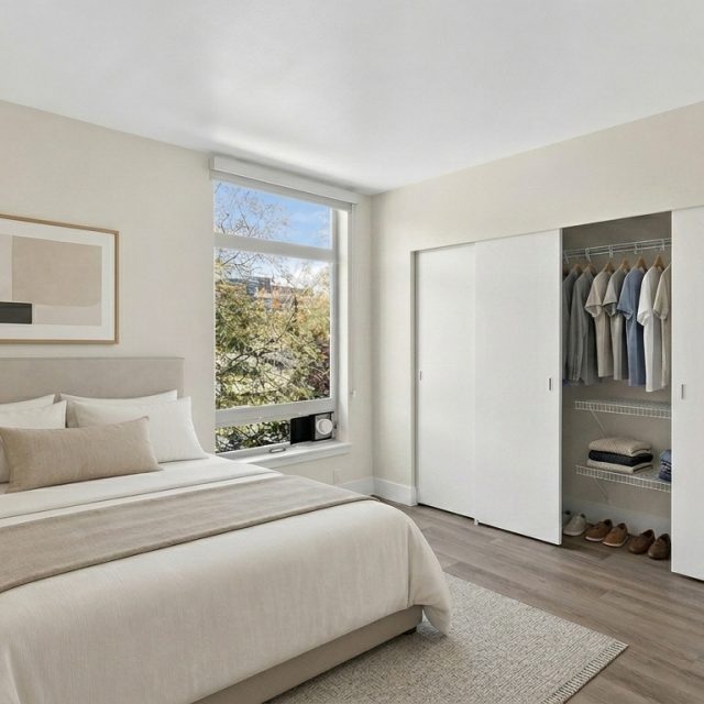 Link bellevue 1x1b bedroom view1 furnished
