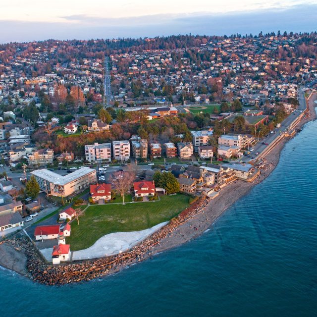 Alki beach i Stock 636688206