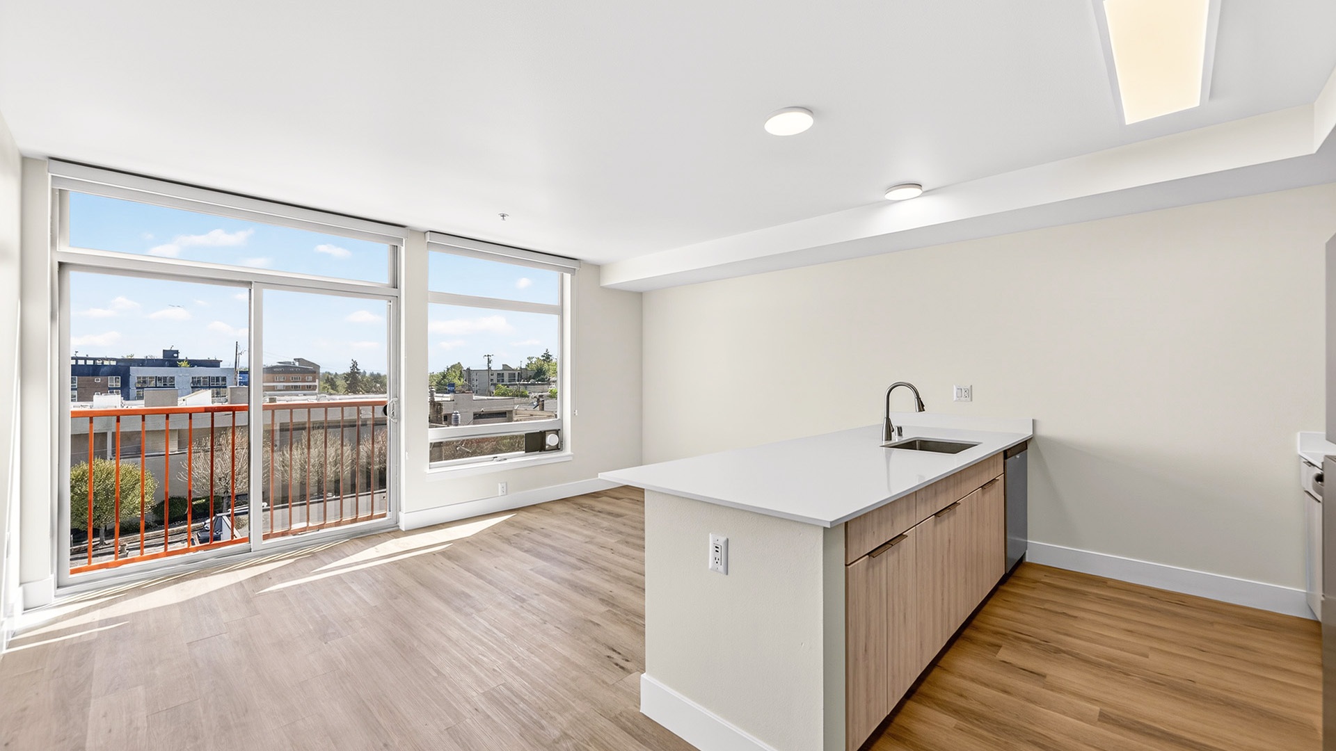 Link west seattle open b living room kitchen view2