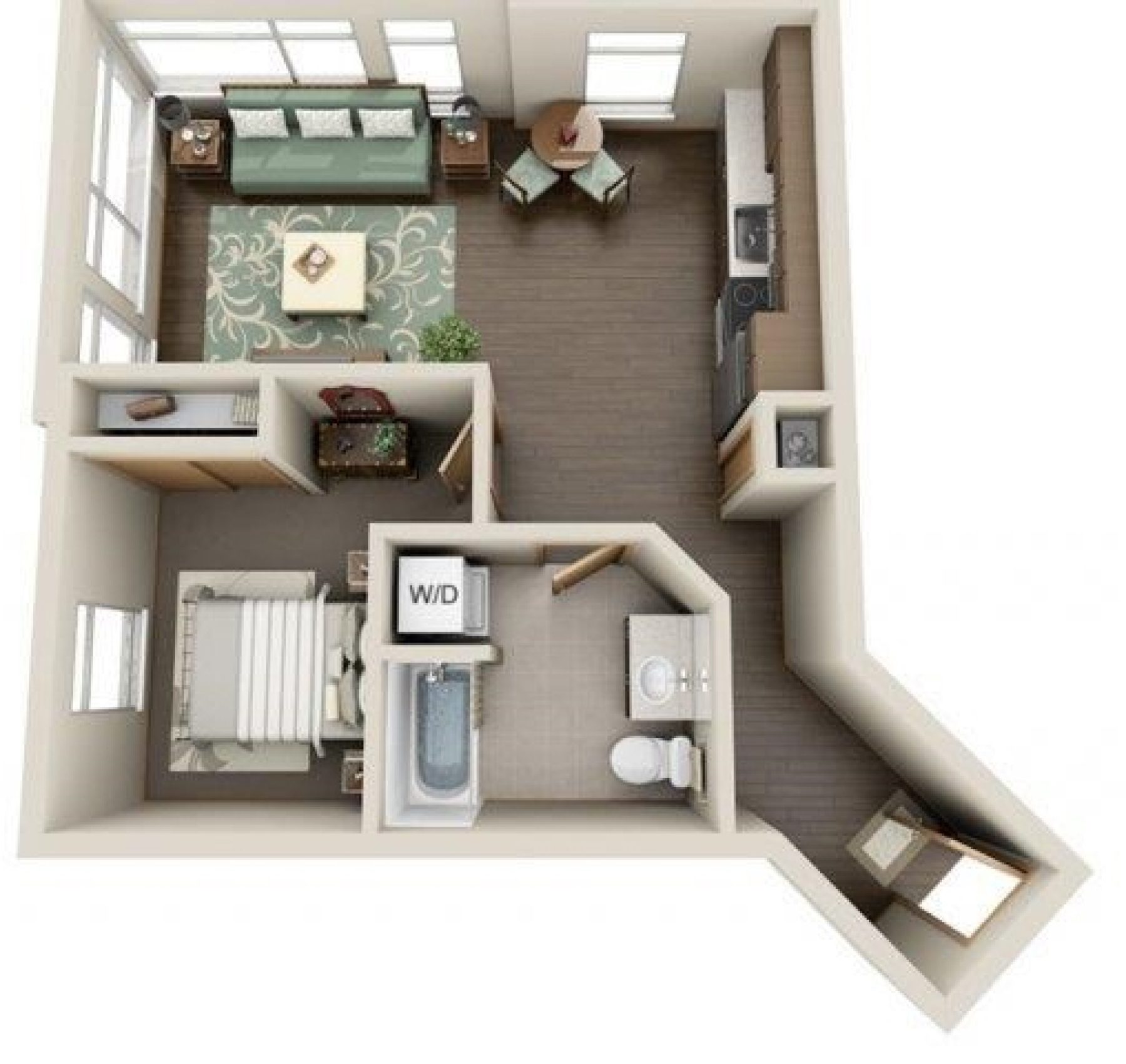 Plan Image: 1x1 C