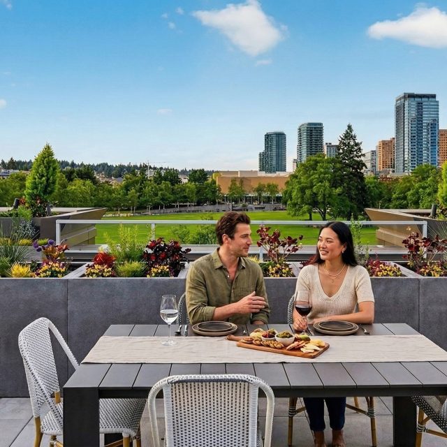 The margot bellevue rooftop couple