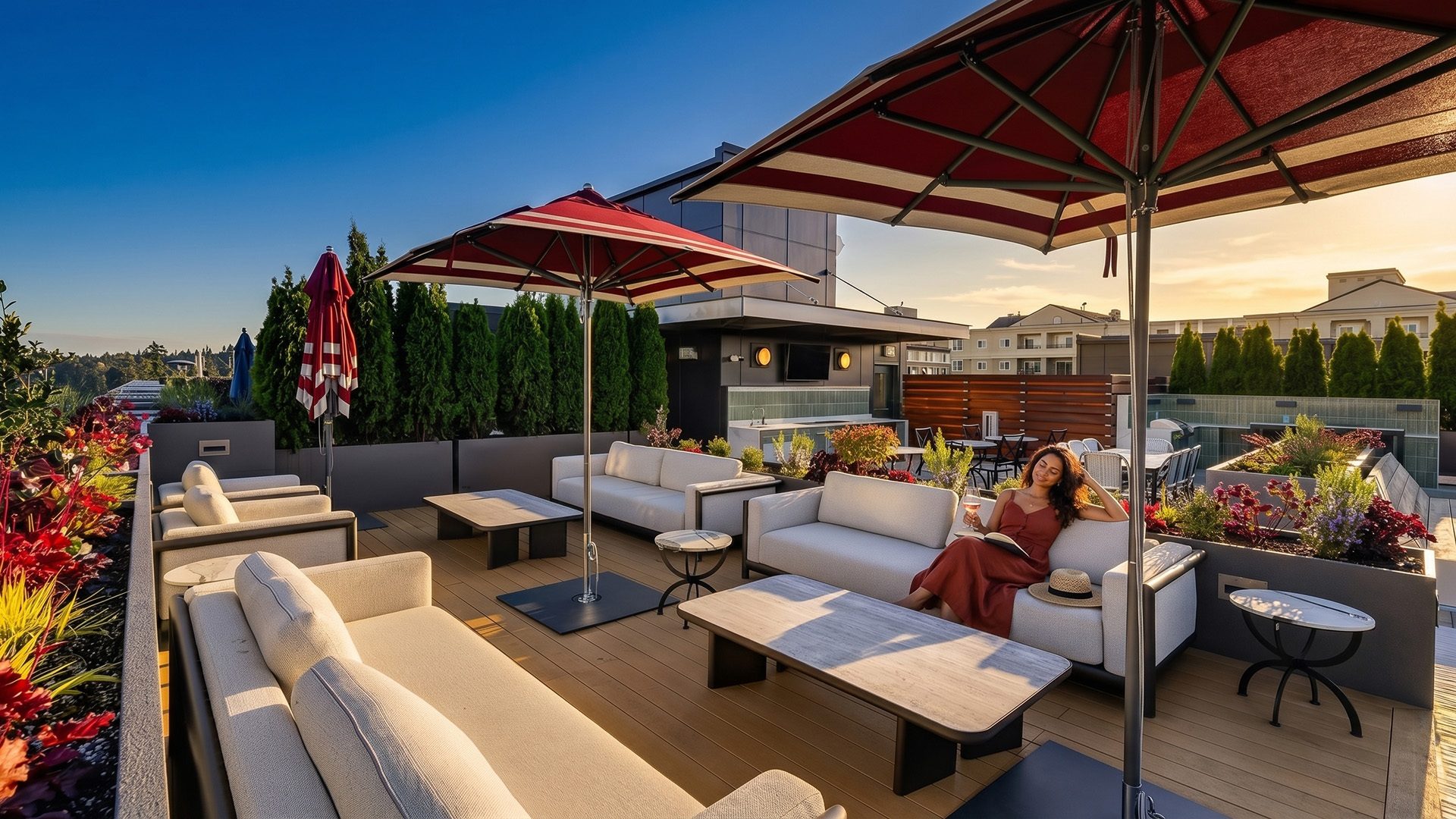 The margot bellevue rooftop model